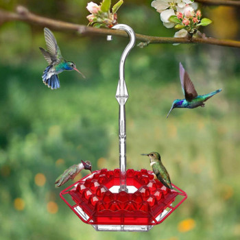 Mary\'s Sweety Hummingbird Feeder και ενσωματωμένη τάφρο μυρμηγκιών Εύκολη στο καθάρισμα Διακόσμηση κήπου αυλής кормушка для птиц Drop Shipping