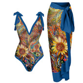 Ženski jednodijelni kupaći kostim sa suknjom Kupaći kostim za pokrivanje Retro blagdanska haljina za plažu bez leđa Ljetni elegantni kupaći kostim za surfanje