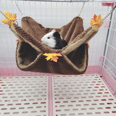 Dvoslojna topla odvojiva vreća za spavanje s kukama za kućne ljubimce, viseća mreža za spavanje, tunel