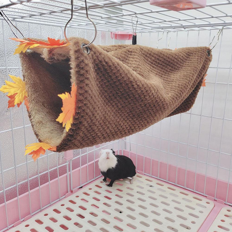 Dvoslojna topla odvojiva vreća za spavanje s kukama za kućne ljubimce, viseća mreža za spavanje, tunel