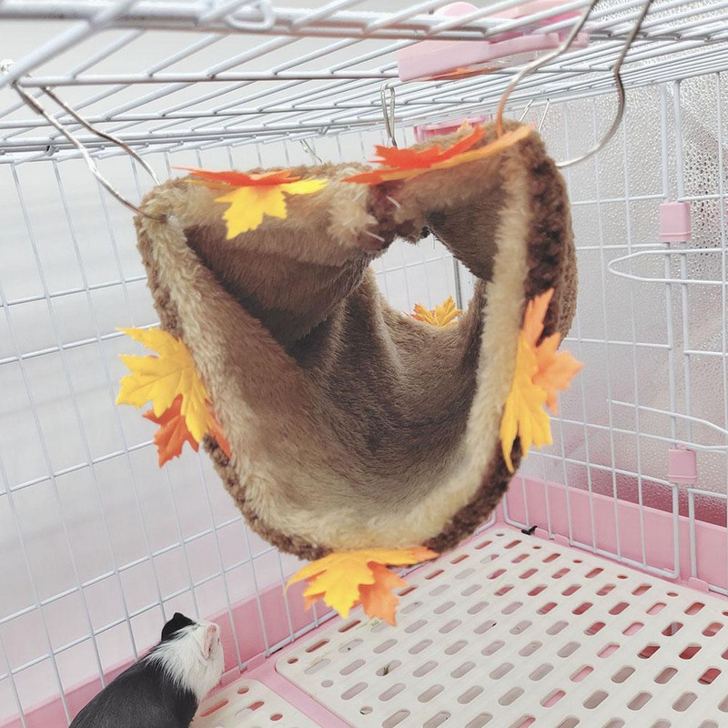 Dvoslojna topla odvojiva vreća za spavanje s kukama za kućne ljubimce, viseća mreža za spavanje, tunel