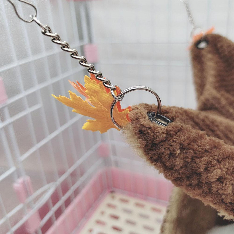 Dvoslojna topla odvojiva vreća za spavanje s kukama za kućne ljubimce, viseća mreža za spavanje, tunel