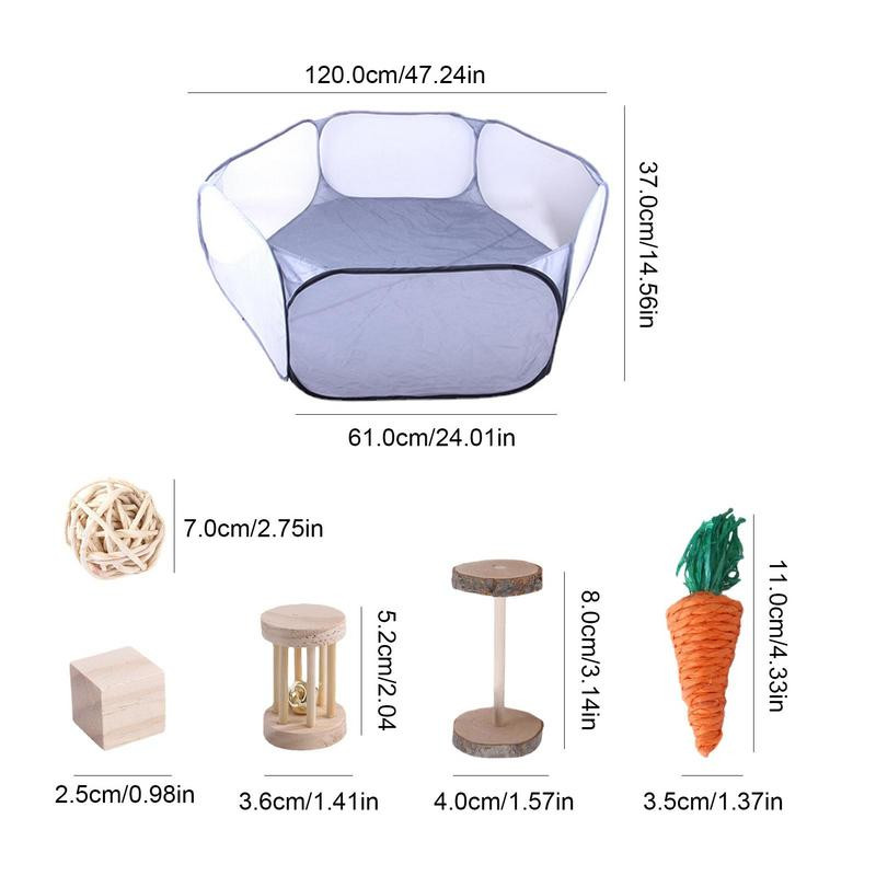 Jucării de mestecat pentru hamsteri Chinchilla durabile din lemn Jucării de mestecat Accesorii cu pix de joc Jucării de mestecat pentru hamster porcușor de Guineea