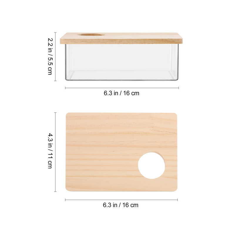 Χάμστερ Μπανιέρα Άμμος Χάμστερ Μπανιέρα Κουτί Κλουβί Μπάνιου Κουτί άμμου Δοχείο για κατοικίδια Ζώα κατοικίδια Κρησφύγετο Αξεσουάρ Ντους τσιντσιλά