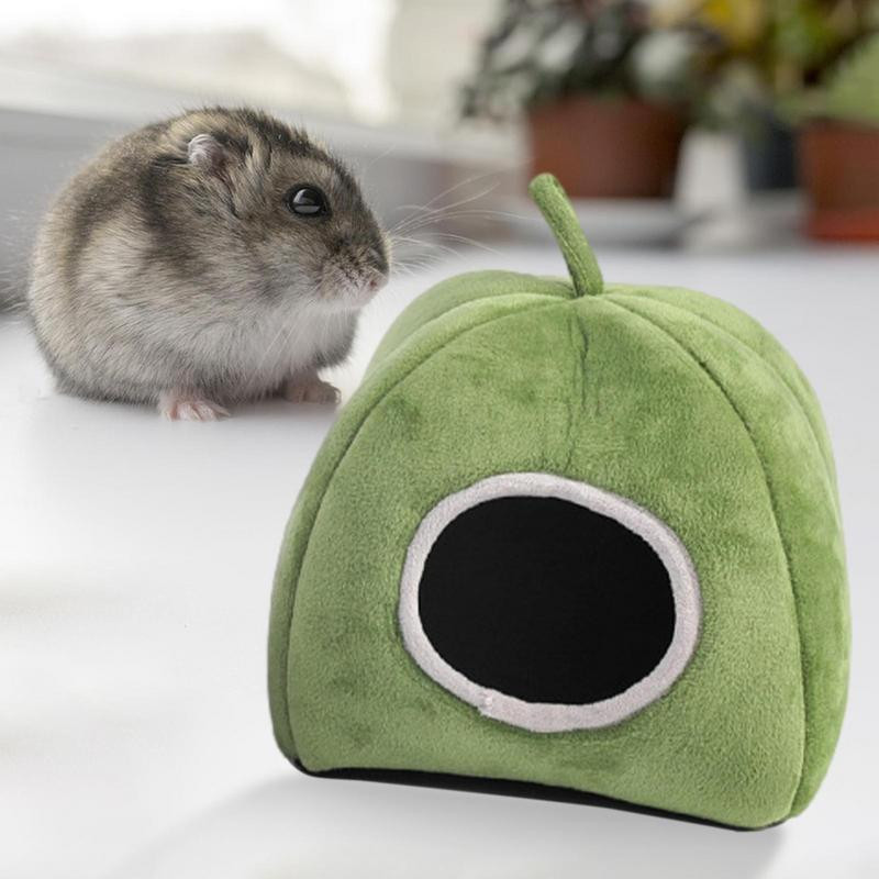 Κρησφύγετο χάμστερ Ζεστό νάνο Χάμστερ Σπίτι Λούτρινη Φωλιά Σπίτι Μικρό Ζώο σε Σπήλαιο Κλινοσκεπάσματα για σκίουρος κουνάβι χάμστερ που παίζει κοιμάται