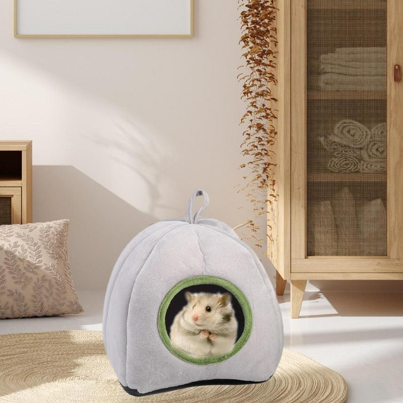 Κρησφύγετο χάμστερ Ζεστό νάνο Χάμστερ Σπίτι Λούτρινη Φωλιά Σπίτι Μικρό Ζώο σε Σπήλαιο Κλινοσκεπάσματα για σκίουρος κουνάβι χάμστερ που παίζει κοιμάται