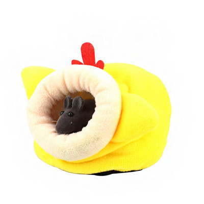 Minkštas pliušinis žiemos šiltas mielas žiurkėno medvilninis namas mažų gyvūnų lizdas miegamoji lova Laikyti šiltą lizdą