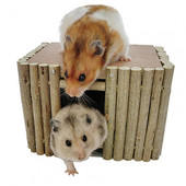 Elegantna kućica za hrčke Ukrasno gnijezdo za hrčke Ne ostavlja dlačice Lako se čisti Kućni ljubimci Štakori se penju na kolibu za igru