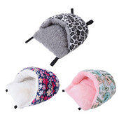 „Hamster House“ miela hamako lova žiemai, šilta pliušinis lizdas, mažo augintinio slėptuvė