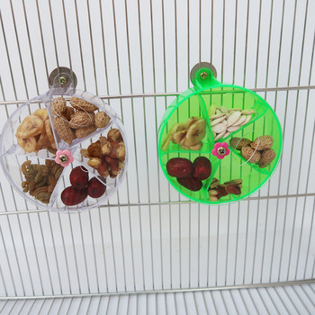 Rotate Pet Parrot Toys Wheels Bite Chewing Birds Foraging Food Box Cage Feeder vogel speelgoed birds accessoires