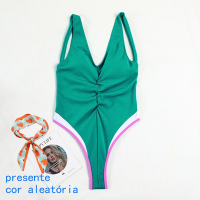 Miyouj-bañador con tirantes trenzados para mujer, traje de baño femenino de una pieza, elegante, ahuecado, con múltiples líneas, color azul, 2022