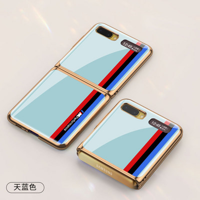 GKK Πολυτελής θήκη Edge για Samsung Galaxy Z Flip Fold 2 3 4 Κάλυμμα με μοτίβο από σκληρυμένο γυαλί Για Samsung Z Flip Fold 3 4 Coque