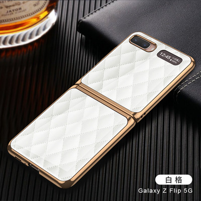 GKK Πολυτελής θήκη Edge για Samsung Galaxy Z Flip Fold 2 3 4 Κάλυμμα με μοτίβο από σκληρυμένο γυαλί Για Samsung Z Flip Fold 3 4 Coque