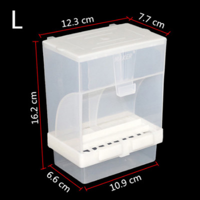 Pet Bird Prevention Splash Food Container Paparot Hanging Automatic Feeder Bird Feeder Starling Tiger Skin Peony 1Pc