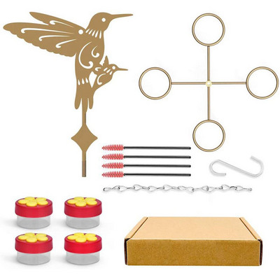 Υπαίθρια κρεμαστή τροφοδοσία κολιμπρί Σε σχήμα λουλουδιού Συσκευές τροφοδοσίας πουλιών Διακόσμηση αυλής κήπου