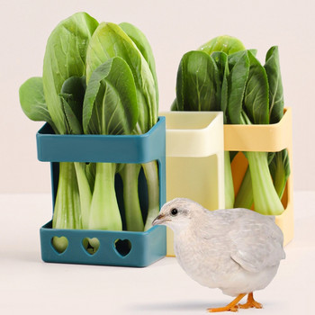 Θήκη για κέρασμα πουλιών Μικρό καλάθι με φρούτα και λαχανικά ζώων Κρεμαστό παιχνίδι τροφοδοσίας Εύκολο στην εγκατάσταση Εργαλείο τροφοδοσίας για να διατηρείται το κλουβί καθαρό K5DC