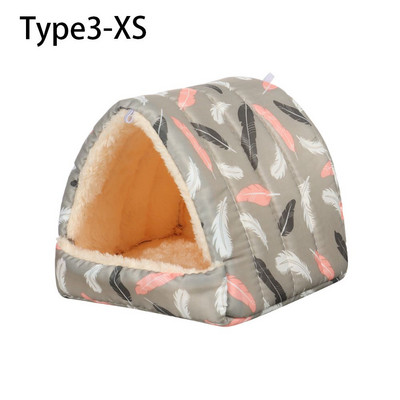 4Color S/M/L Aranyos kisállat alvóágy Hörcsögház Mini Kisállat Nyúl Mókus Téli Meleg fészek Kényelmes tengerimalac fészek