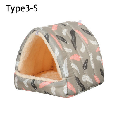 4Color S/M/L Aranyos kisállat alvóágy Hörcsögház Mini Kisállat Nyúl Mókus Téli Meleg fészek Kényelmes tengerimalac fészek