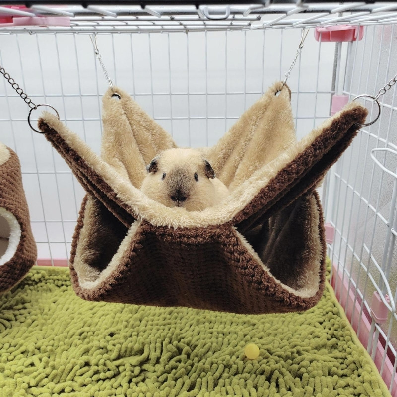 Hörcsög meleg ágy függő függőágy kisállat plüss ház búvóhely ketrecben