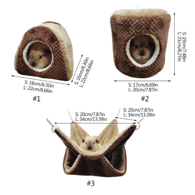 Hörcsög meleg ágy függő függőágy kisállat plüss ház búvóhely ketrecben