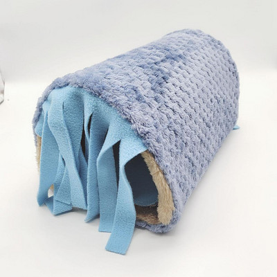 Multifunkčný tunelový hniezdo s strapcami pre malé zvieratá, úkryt pre škrečka, morča, králika