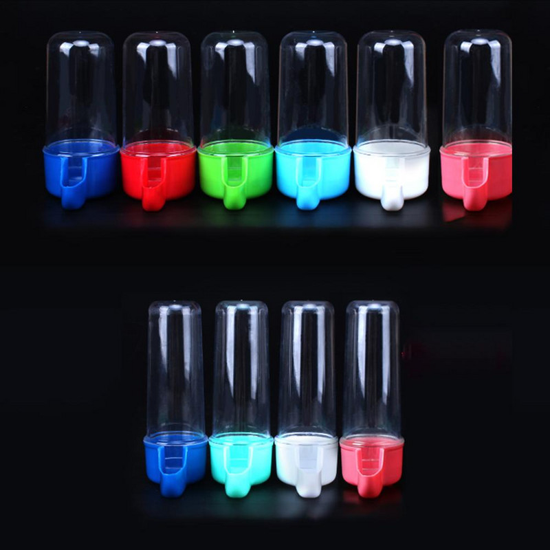 Hrănitoare pentru păsări de 200 ml, dozator de apă rezistent la scurgeri, boluri de hrănire automată, accesorii pentru cuști