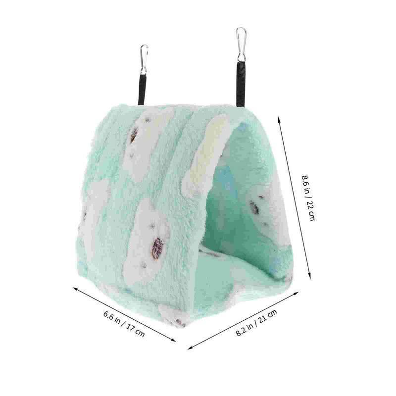 Namo lova žiurkėnui Gvinėjos hamakas kabantis urve narvas Paukščių slėptuvė Ežiukas Miegantis gyvūnas Šilta Jauki Papūga pliušinė namelis Slėptuvė