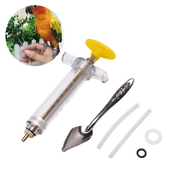 Universal 10ml 20ml Parrot Feeding Syringe Hose Parrot Feeder Syringe High Quality Bird Needle Feeder