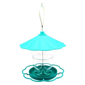 Bird Feeder Mini Hanging Hummingbird Food Container Πτυσσόμενο Ευρεία Εφαρμογή Πλαστικό Ορατό για Κήπο