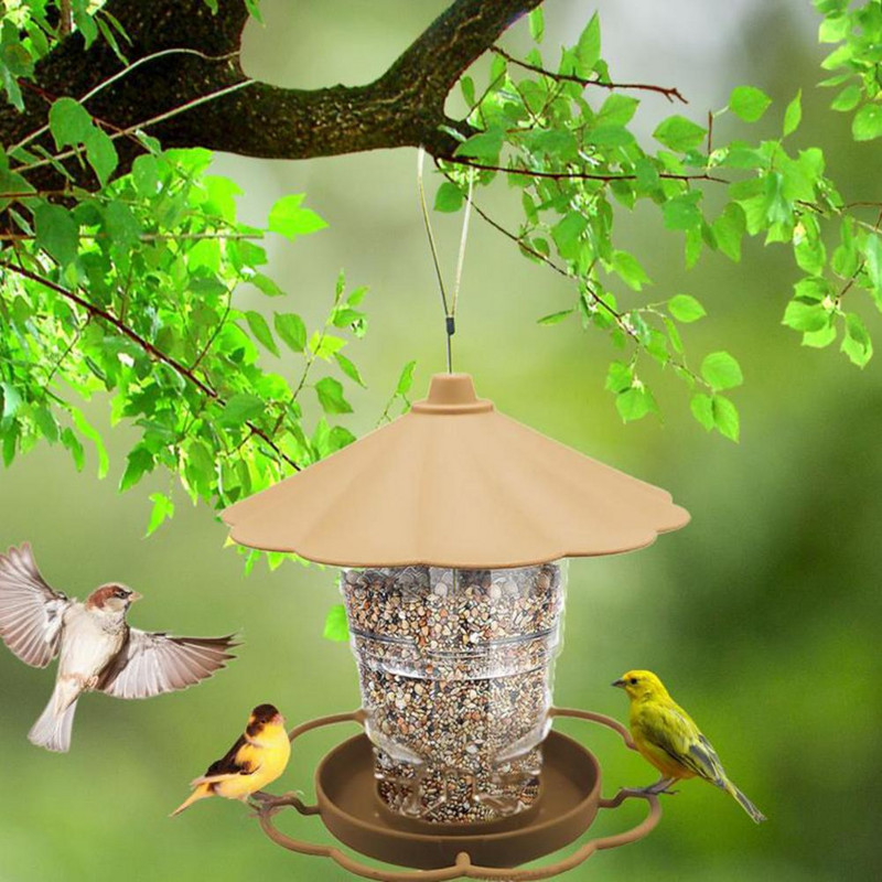 Madáretető mini lógó kolibri ételtároló összecsukható, széles körben használható műanyag kerti használatra
