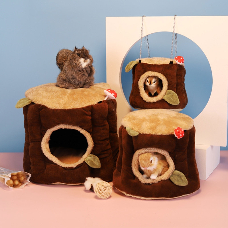 Plišani šator, toplo gnijezdo za ptice, viseća papiga, viseća mreža, krevet, skrovište za vjevericu, tvor