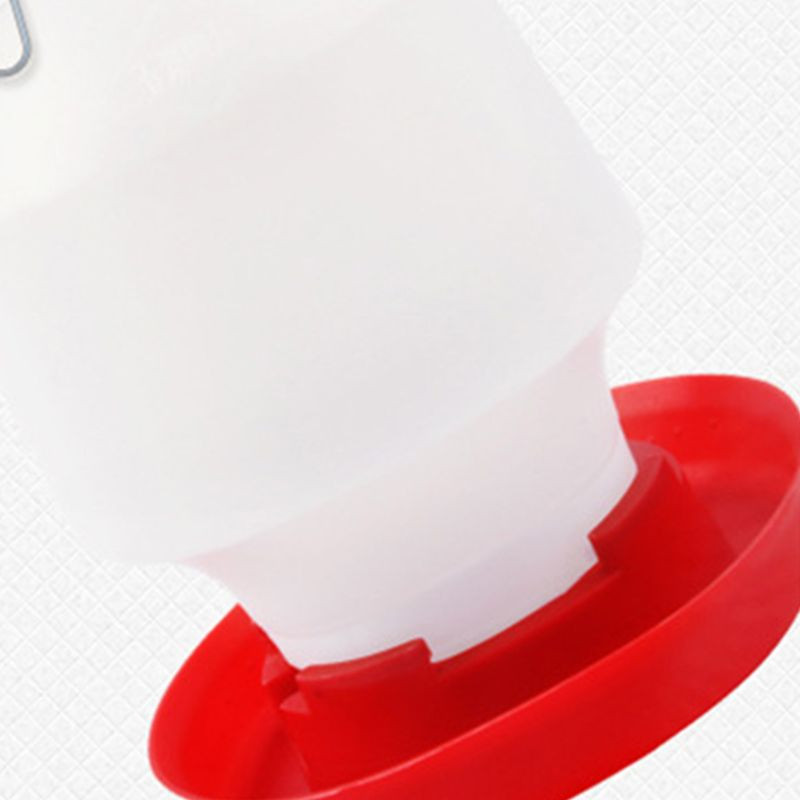 Plastikinis naminių paukščių girtuoklis viščiukų girdytuvas Pakabinamas vištienos vandens tiektuvas Patvarus automatinis vandens indas antims