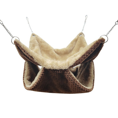 Animale de companie mici Hamac Paturi suspendate Cușcă pentru hamsteri Hamac pentru animale mici Cușcă suspendată confortabilă cu două straturi Pat pentru hamsteri