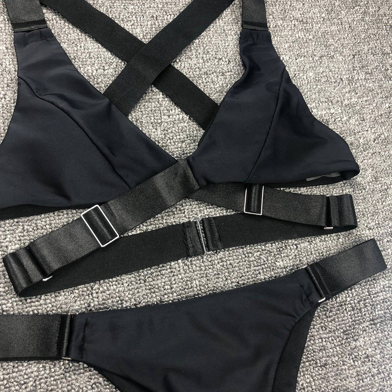 Seksualus aksominis bikinis 2020 m. Brazilijos maudymosi kostiumėlis, moteriškas maudymosi kostiumėlis, moteriškas maudymosi kostiumėlis, auksinis diržas, bikinio rinkinys „Bather Push Up“ maudymosi kostiumėlis