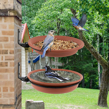 2 τμχ Δίσκος τροφοδοσίας Hummingbird Drinker Εξωτερικός χώρος τροφοδοσίας πουλιών μεγάλης χωρητικότητας Αξεσουάρ κήπου με στιβαρά στηρίγματα βίδες