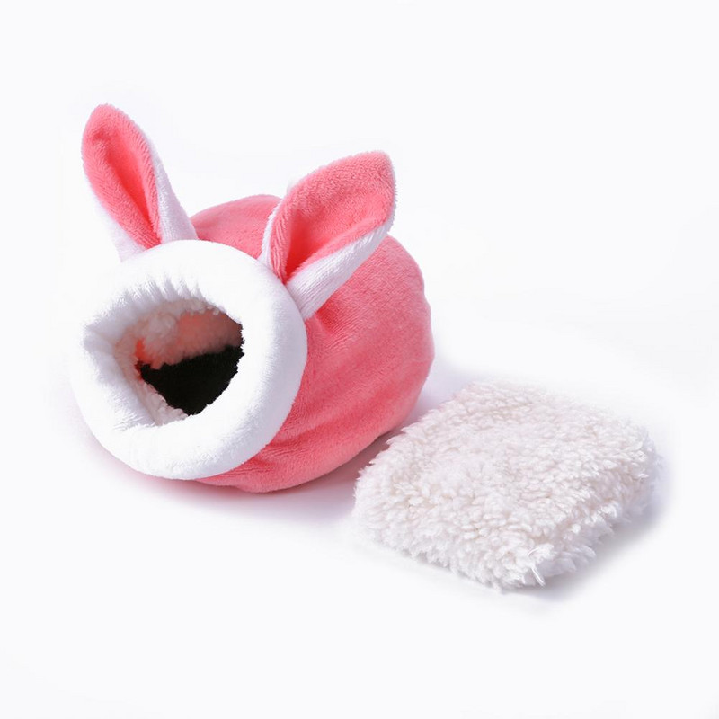 Žiurkėno namas jūrų kiaulytės narvas Žiurkėno medvilnės namas mažų gyvūnų lizdas, šilta žiemos lova graužikams / jūrų kiaulytei / žiurkei / ežiukui