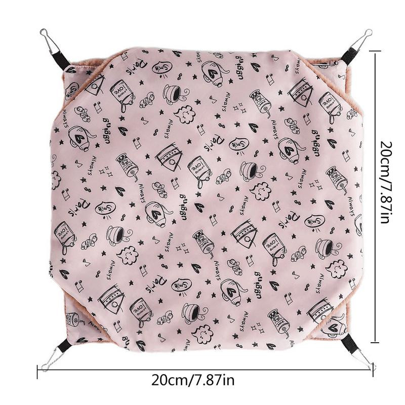 Šeškų hamakas narvei 2 pakopų šiltas jūrų kiaulytės hamakas, skirtas naminiams gyvūnėliams žaisti ir ilsėtis Šeškų hamakas narveliui augintiniui skirtas hamakas