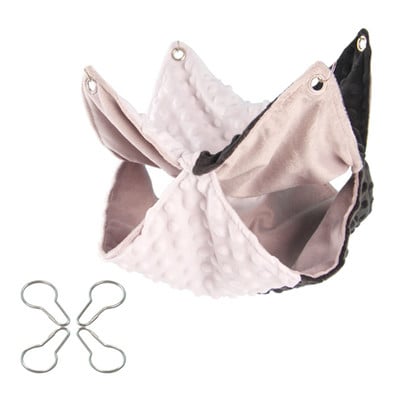 Tengerimalac függő függőágy 2 rétegű meleg ágyas ház játszótéri ketrec fészek cukorsikló görény mókus számára Könnyen felakasztható