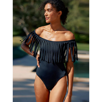 Γυναικείο ρετρό μαγιό One Piece Solide Color Holiday Beachwear Σχεδιαστής μαγιό Καλοκαιρινό σέρφινγκ