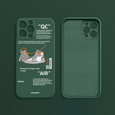 2022 Hot Off Αθλητικά παπούτσια μάρκας θήκη τηλεφώνου για iphone 12 13 mini 11 14 XS Max XR 7 8 Plus SNEAKERS λευκή ετικέτα μαλακό κάλυμμα TPU