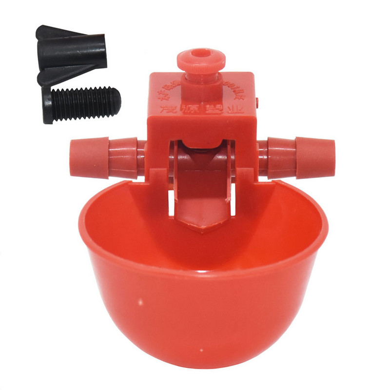 20 vnt Vištienos gertuvės gertuvės viščiukams raudonos putpelių vištienos girdyklos dubuo automatinis paukštienos šėryklos