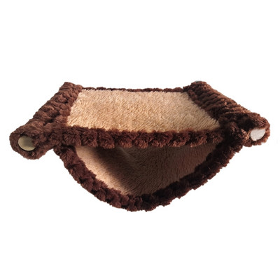 Hamster Swing Hammock 2 rétegű kisállat akasztós ágy téli meleg plüss hörcsög függőágy függőfészek ketrec mókusnak