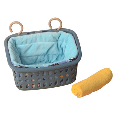 Naminių gyvūnėlių hamakas mažas gyvūnas, šilta lova pakabinamas krepšelis, buveinė, slėptuvė žiurkėnų jaunoms voverėms jaunesnėms jūrų kiaulytėms