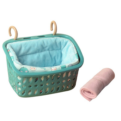 Naminių gyvūnėlių hamakas mažas gyvūnas, šilta lova pakabinamas krepšelis, buveinė, slėptuvė žiurkėnų jaunoms voverėms jaunesnėms jūrų kiaulytėms