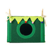 Pat pentru hamsteri, moale și confortabil pentru animale mici, cuib mare, lavabil, cușă de precizie, cort, accesorii pentru animale de companie mici