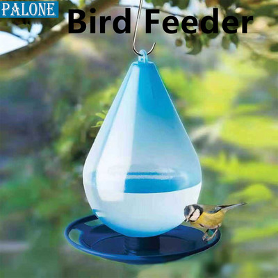 PALONE Bird Feeder Αδιάβροχο κρεμαστό Wild Bird Feeder Εξωτερικό δοχείο με σχοινί τροφοδοσία Τύπος σπιτιού Διακόσμηση κήπου