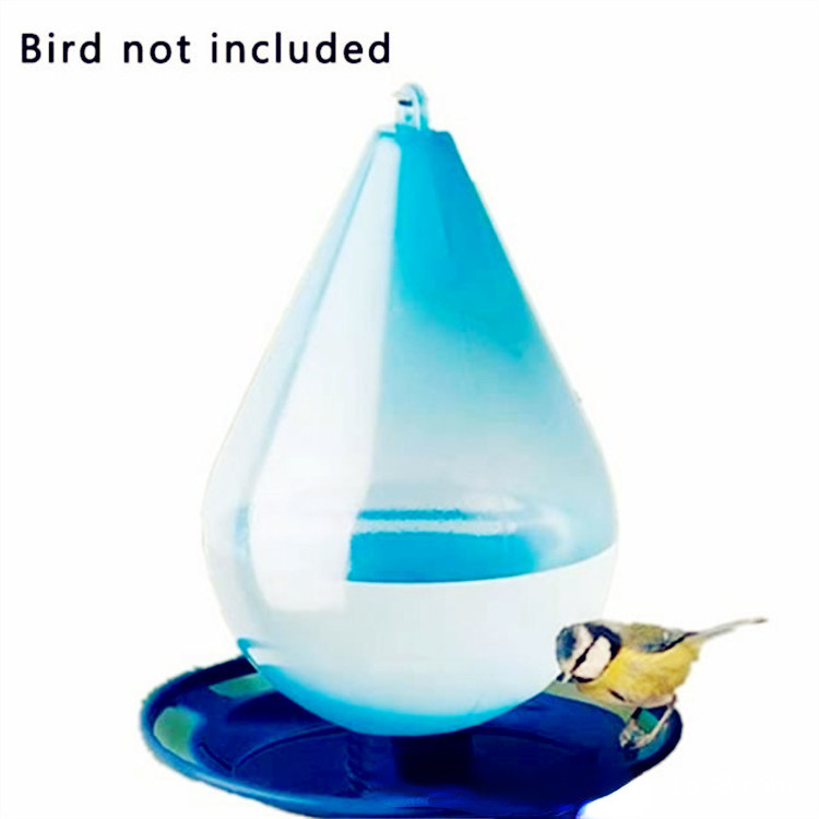 PALONE paukščių lesyklėlė, atspari vandeniui, pakabinama laukinių paukščių lesyklėlė su pakabinama virve maitinimo namo tipo sodo dekoru