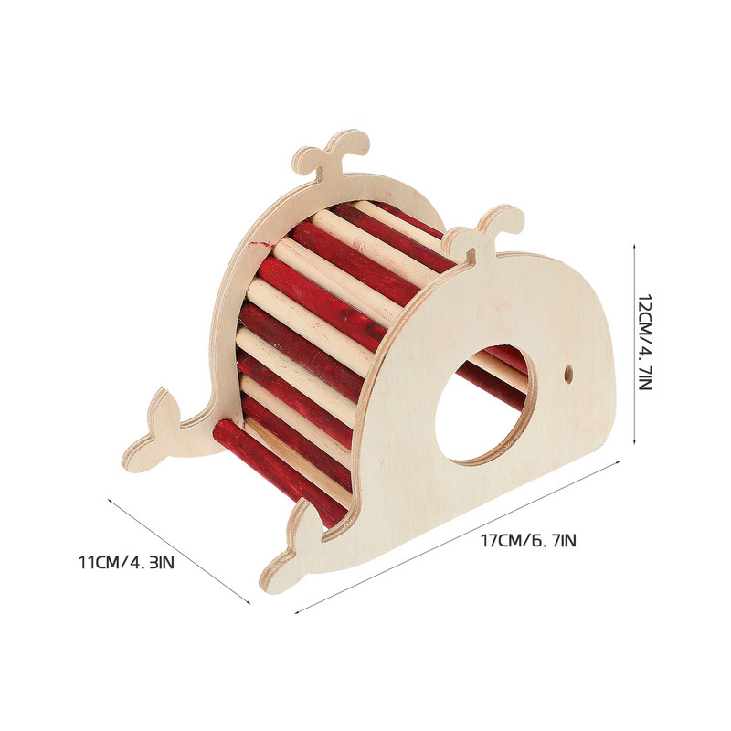 Žiurkėno slėptuvės kopėčios medinis namas žaislas Gvinėjos šinšilos laipiojimo buveinė tunelis namelis pelės narvas Miegantys gyvūnai šinšilos