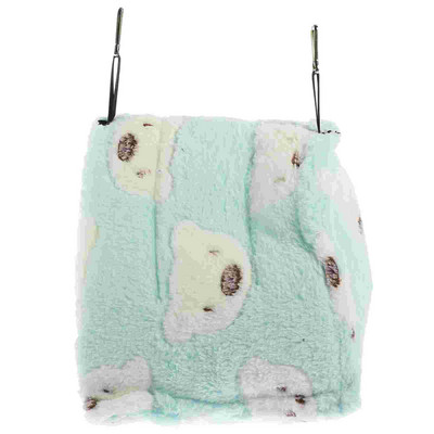 Pat pentru hamsteri Guineea Hamac agățat Peșteră Cușcă Pasăre Animal Dormit Ascunzătoare Arici Cosy Călduță Cabana Pluș Ascunzătoare pentru papagali