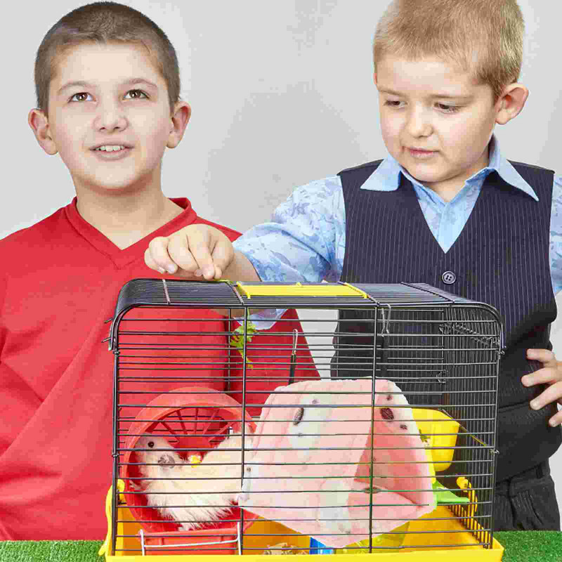 Pat pentru hamsteri Guineea Hamac agățat Peșteră Cușcă Pasăre Animal Dormit Ascunzătoare Arici Cosy Călduță Cabana Pluș Ascunzătoare pentru papagali